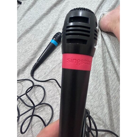 SingStar USB Converter Dongle Microphone Adapter for PS2 Microphone Red/Blue - Picture 6 of 7